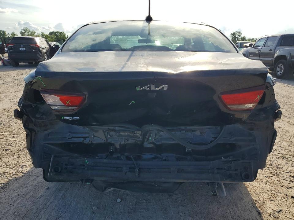 2022 Kia VIN 3KPA24AD3NE508310 COPART salvage auction — REAR END, Tx - Salvage Vehicle Title, sold $2,750 on 2026-07-31 (photo 6)