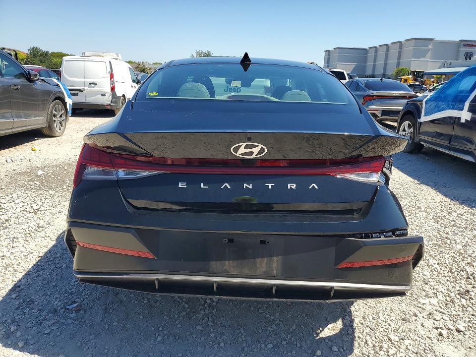 2024 Hyundai Elantra VIN KMHLS4DG3RU752976 COPART salvage auction — REAR END, Fl - Cert Of Title Slvg Rebuildable, sold $6,800 on 2026-07-20 (photo 6)