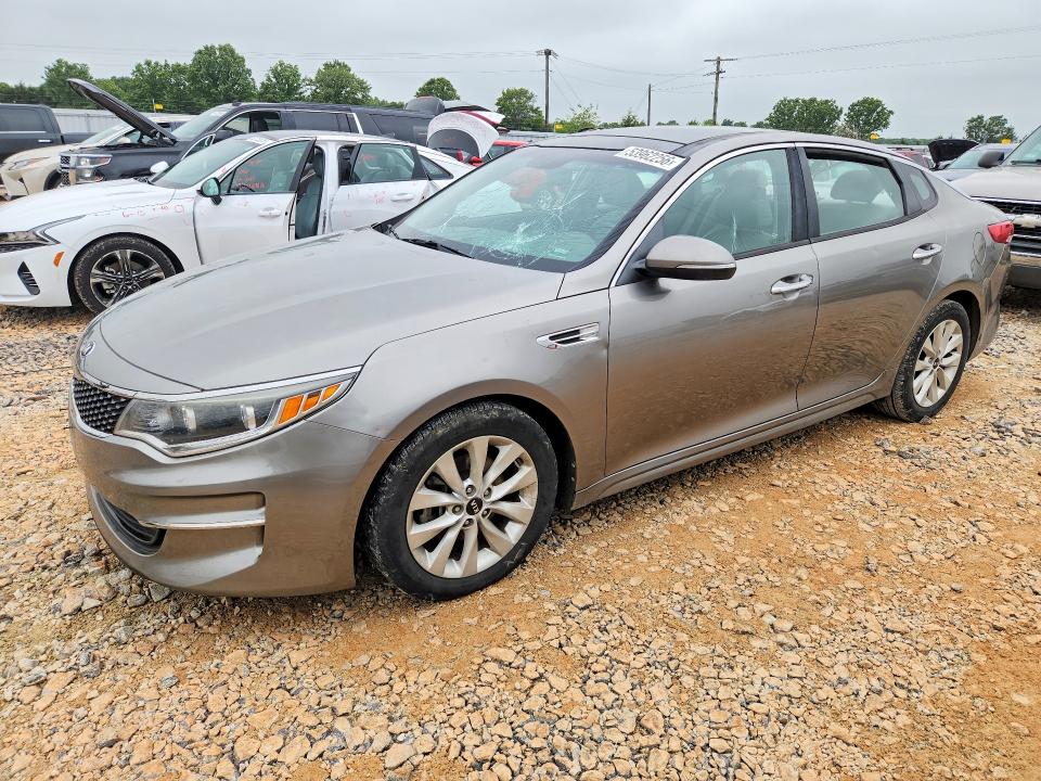 2016 Kia VIN 5XXGU4L36GG037868 COPART salvage auction — HAIL, Mo - Salvage Certificate Of Title, sold $1,200 on 2026-07-08 (photo 1)