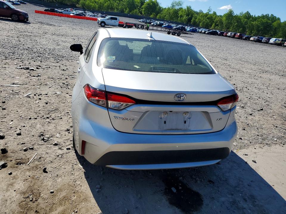 2020 Toyota Corolla VIN JTDEPRAE1LJ017534 COPART salvage auction — FRONT END, Pa - Certificate Of Salvage, sold $3,800 on 2026-07-08 (photo 6)