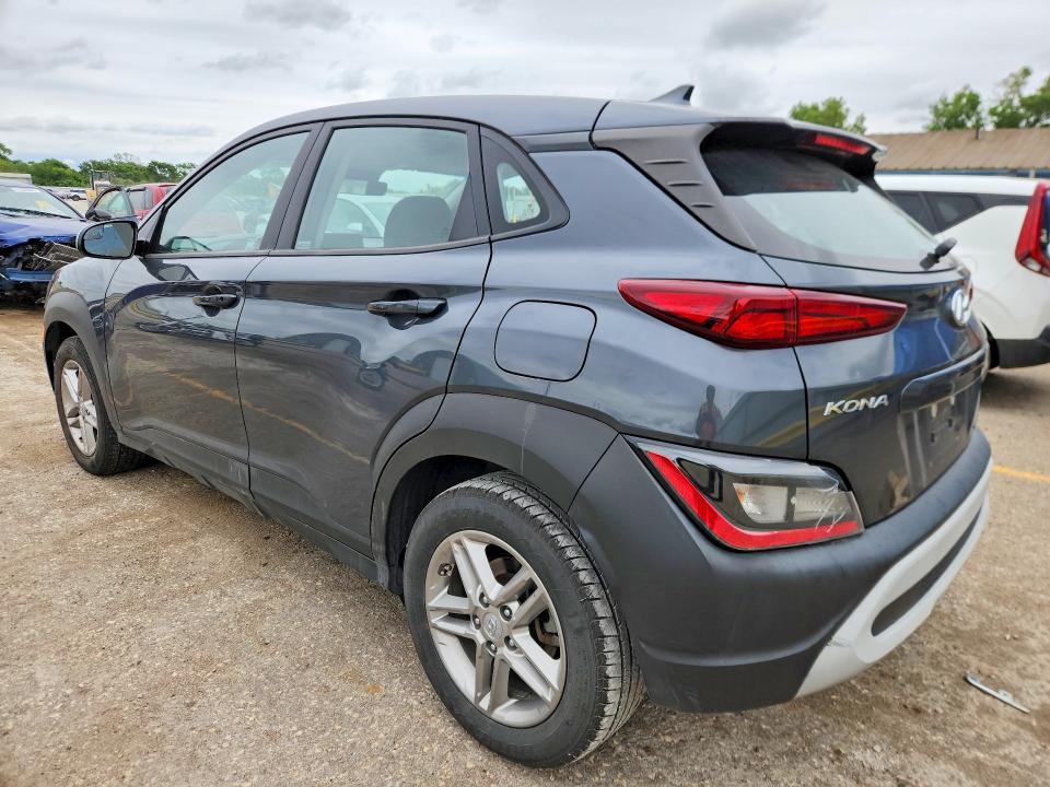 2022 Hyundai Kona VIN KM8K22ABXNU774363 COPART salvage auction — HAIL, Ks - Cert Of Title-Salvage, sold $4,050 on 2026-07-08 (photo 2)