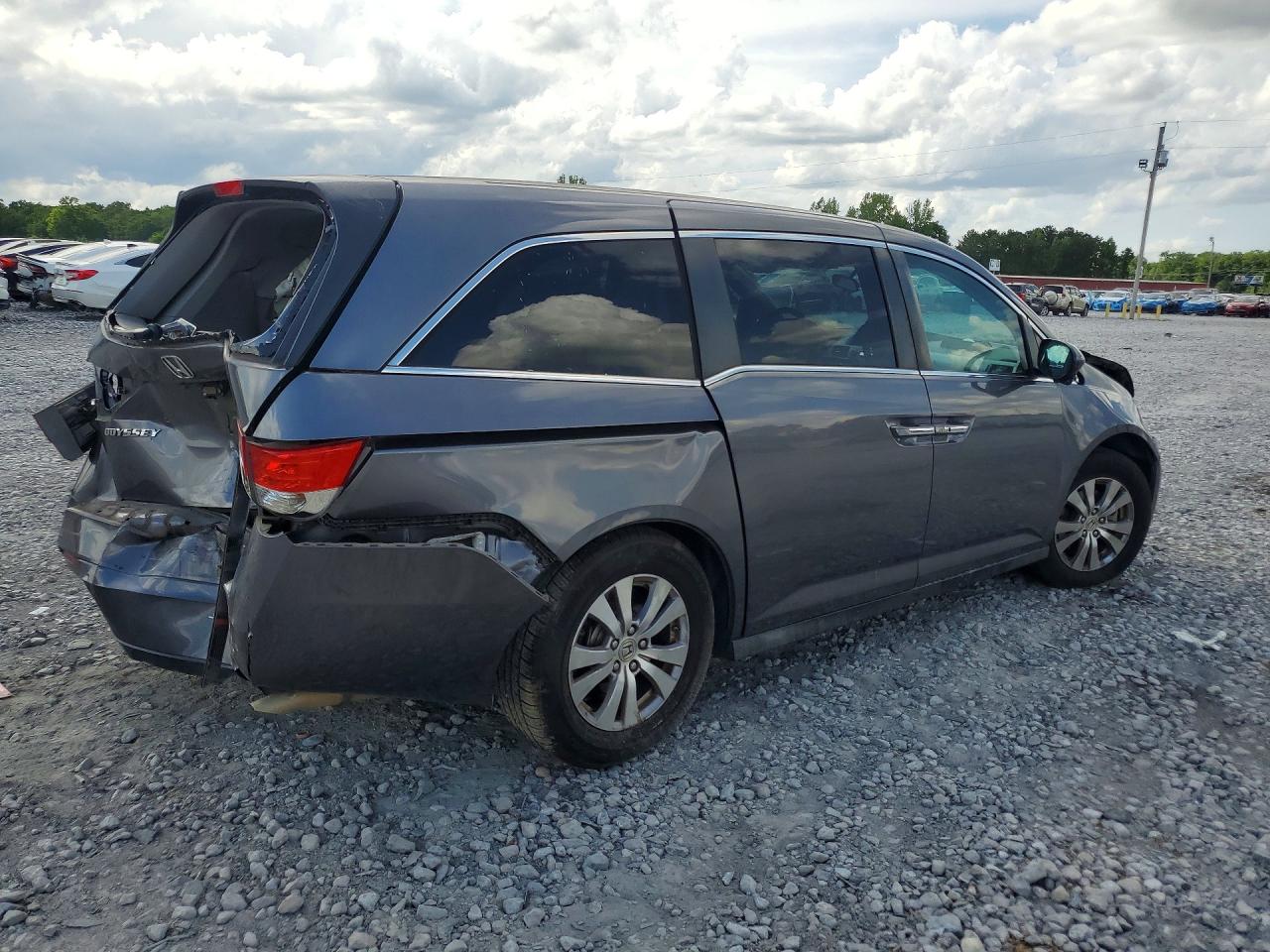 2015 Honda Odyssey VIN 5FNRL5H49FB049906 COPART salvage auction — Front End, AL - CERT OF TITLE-SALVAGE TITLE, sold $750 on 2026-06-25 (photo 3)