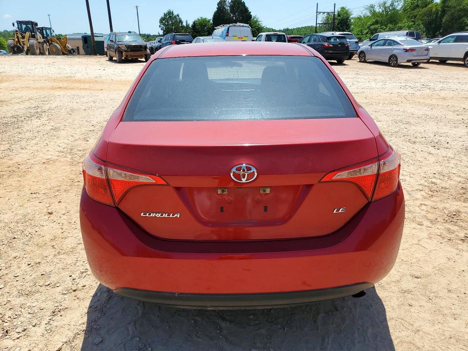 2017 Toyota Corolla VIN 5YFBURHE7HP708829 COPART salvage auction — FRONT END, Nc - Salvage Certificate Of Title, sold $3,350 on 2026-07-06 (photo 6)