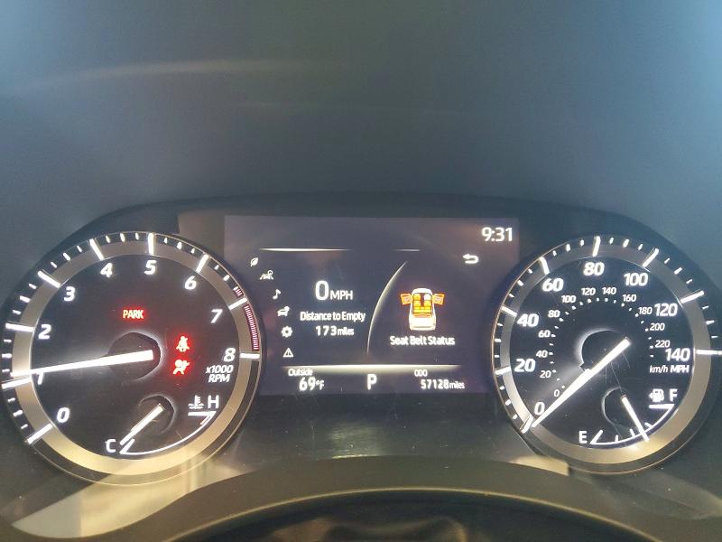 2021 Toyota Highlander VIN 5TDGZRBH1MS539726 COPART salvage auction — FRONT END, Mn - Cert Of Title-Salvage, sold $13,300 on 2026-07-07 (photo 9)