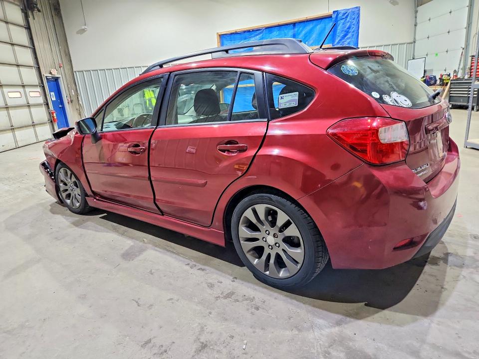 2015 Subaru Impreza VIN JF1GPAU68FH234479 COPART salvage auction — FRONT END, Nh - Cert Of Title-Salvage, sold $100 on 2026-07-30 (photo 2)