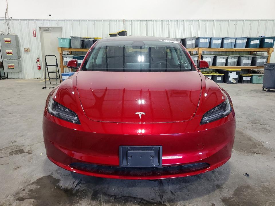 2025 Tesla Model 3 VIN 5YJ3E1EA3SF048618 COPART salvage auction — UNDERCARRIAGE, Ny - Mv-907A Salvage Certificate, sold $14,600 on 2026-07-06 (photo 5)