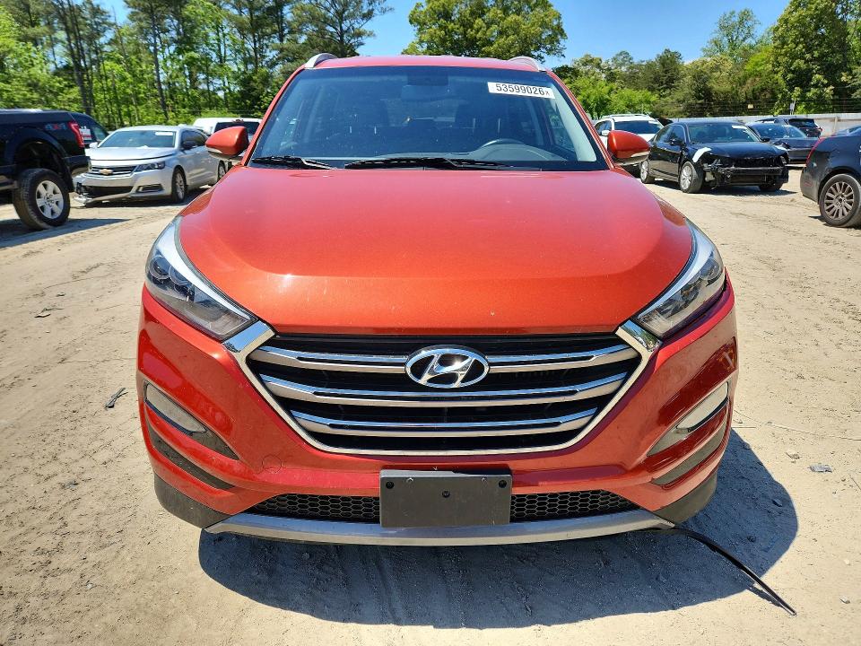2016 Hyundai VIN KM8J33A26GU141540 COPART salvage auction — FRONT END, Md - Cert Of Salvage > 75% Damage, sold $2,800 on 2026-07-14 (photo 5)