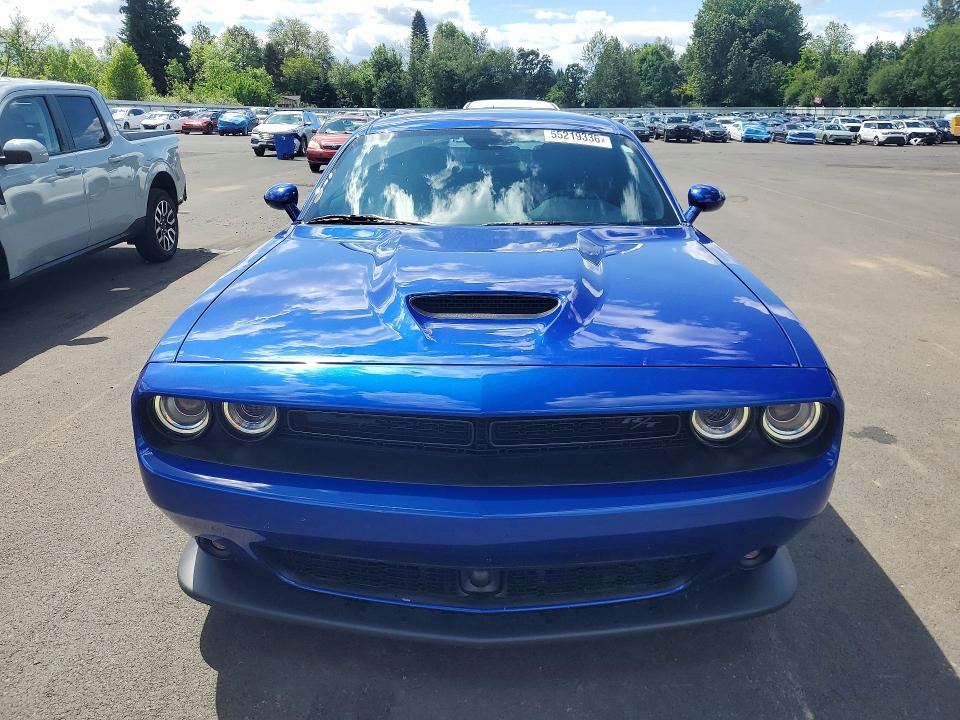 2022 Dodge Challenger VIN 2C3CDZBTXNH214904 COPART salvage auction — REAR END, Or - Salvage Title Certificate, sold $8,100 on 2026-07-27 (photo 5)
