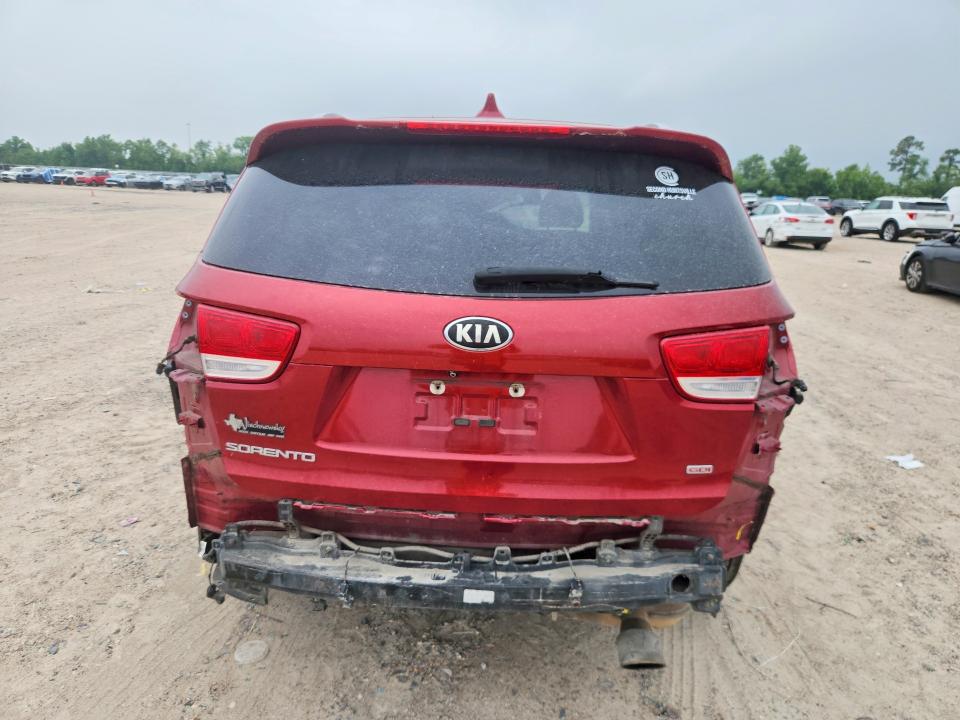 2018 Kia Sorento VIN 5XYPG4A32JG387110 COPART salvage auction — REAR END, Tx - Salvage Vehicle Title, sold $1,950 on 2026-07-21 (photo 6)