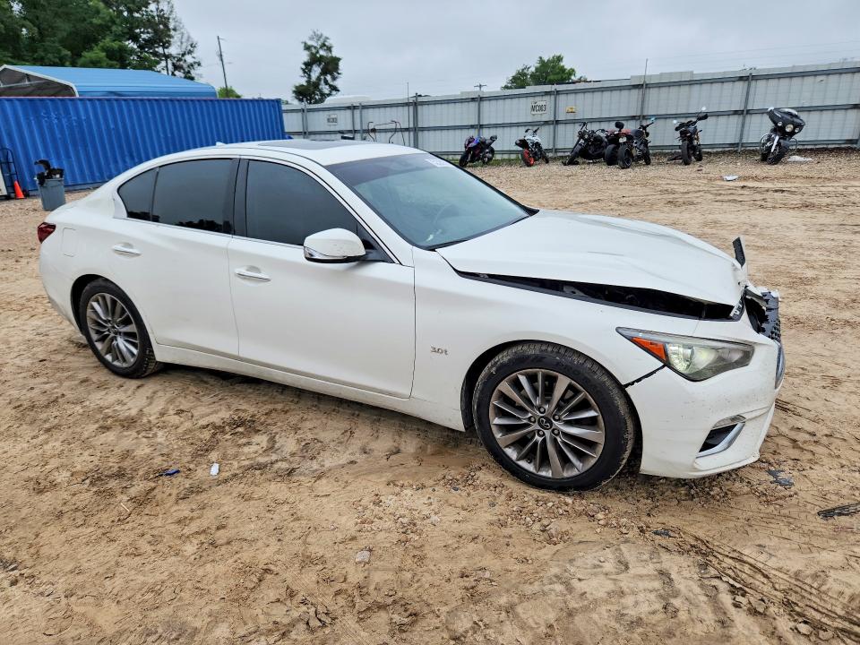 2020 Infiniti Q50 VIN JN1EV7AP0LM205605 COPART salvage auction — FRONT END, Fl - Certificate Of Destruction, sold $2,600 on 2026-07-06 (photo 4)