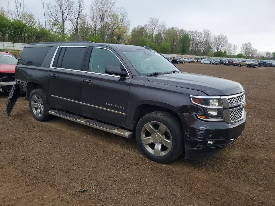 2018 Chevrolet Suburban 1500 VIN 1GNSKHKC7JR373761 COPART salvage auction — REAR END, Mi - Certificate Of Title, sold $6,200 on 2026-07-08 (photo 4)