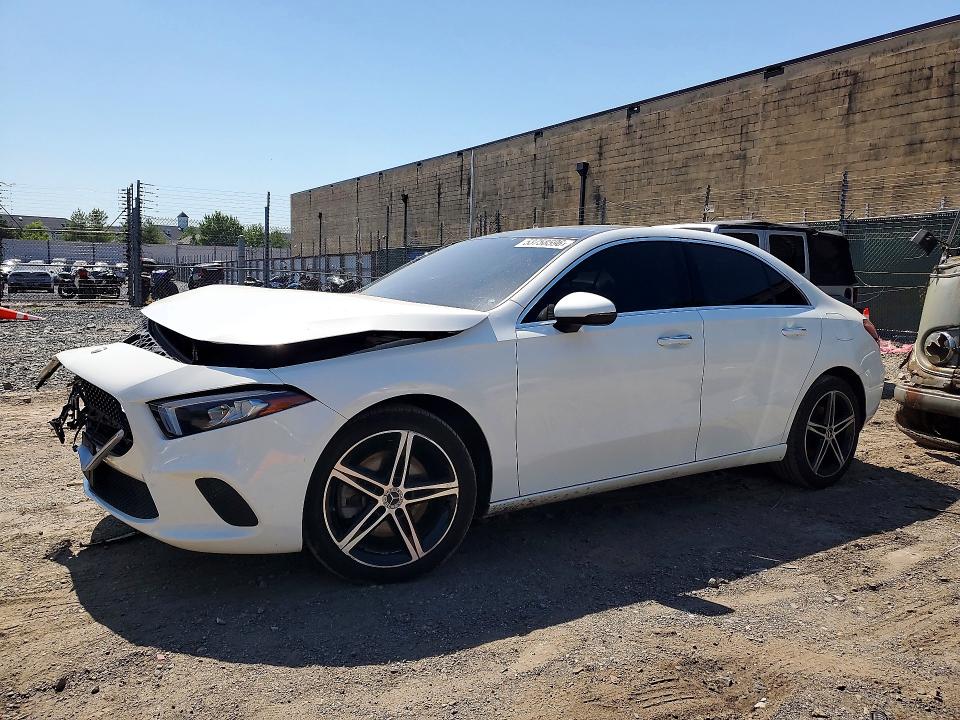2019 Mercedes-benz A-klasse VIN WDD3G4FB8KW030815 COPART salvage auction — FRONT END, Salvage Title, sold $3,150 on 2026-08-06 (photo 1)