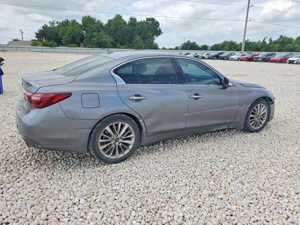 2019 Infiniti Q50 VIN JN1EV7AP3KM518193 COPART salvage auction — SIDE, Tx - Salvage Vehicle Title, sold $4,300 on 2026-07-02 (photo 3)