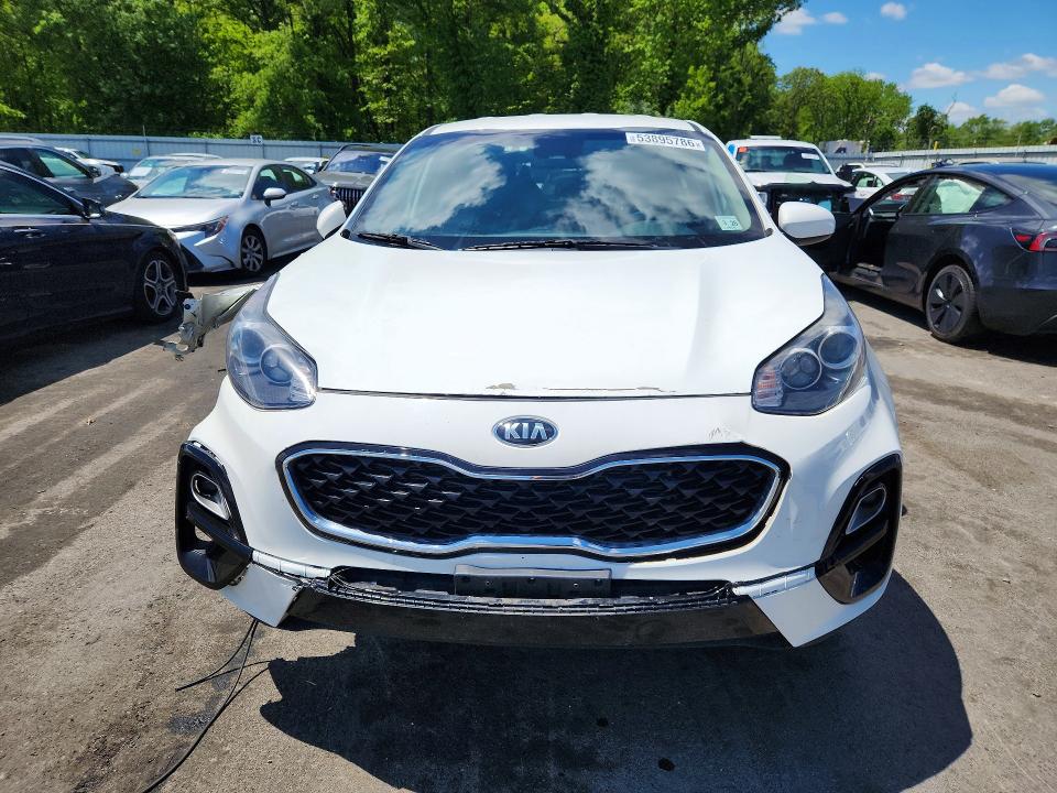 2021 Kia Sportage VIN KNDPMCAC7M7897747 COPART salvage auction — FRONT END, NJ - CERT OF TITLE-SALVAGE, sold $1,650 on 2026-07-28 (photo 5)