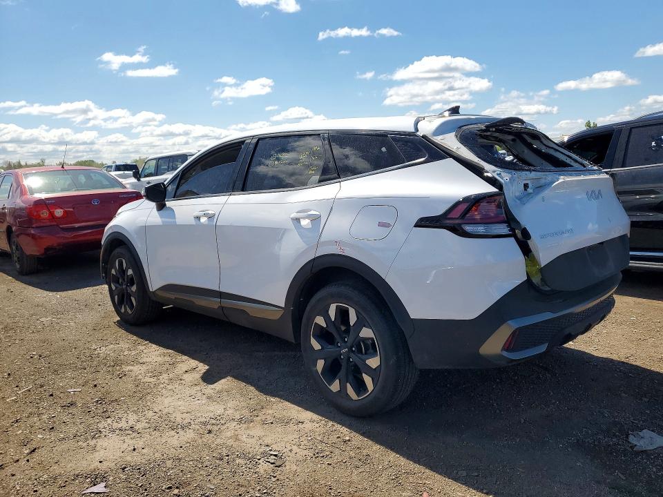 2024 Kia Sportage VIN 5XYK6CDF0RG157686 COPART salvage auction — FRONT END, Il - Salvage Certificate, sold $5,300 on 2026-07-02 (photo 2)