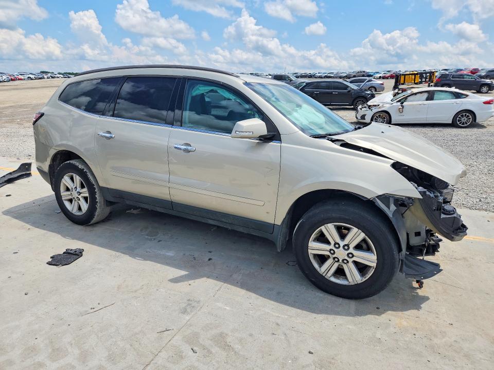 2013 Chevrolet Traverse VIN 1GNKRGKD1DJ265752 COPART salvage auction — FRONT END, Ky - Hail Salvage Brand, sold $350 on 2026-07-02 (photo 4)