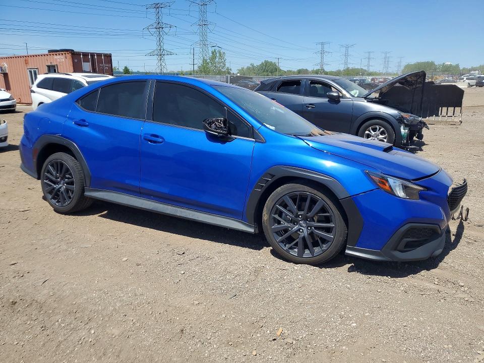 2025 Subaru Wrx VIN JF1VBAH64S8800454 COPART salvage auction — FRONT END, Il - Salvage Certificate, sold $5,300 on 2026-07-21 (photo 4)