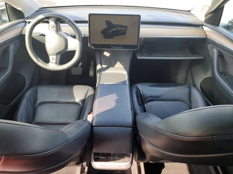 2023 Tesla Model y VIN 7SAYGAEEXPF599058 COPART salvage auction — FRONT END, Ca - Salvage Certificate, sold $9,200 on 2026-07-28 (photo 8)