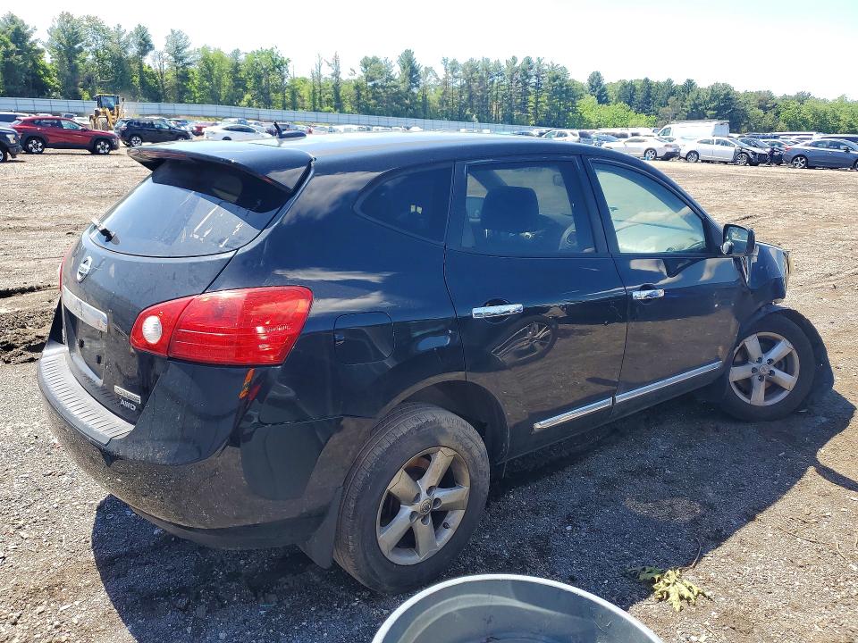 2013 Nissan Rogue VIN JN8AS5MV8DW137907 COPART salvage auction — FRONT END, Md - Cert Of Salvage < 75% Damage, sold $325 on 2026-07-06 (photo 3)