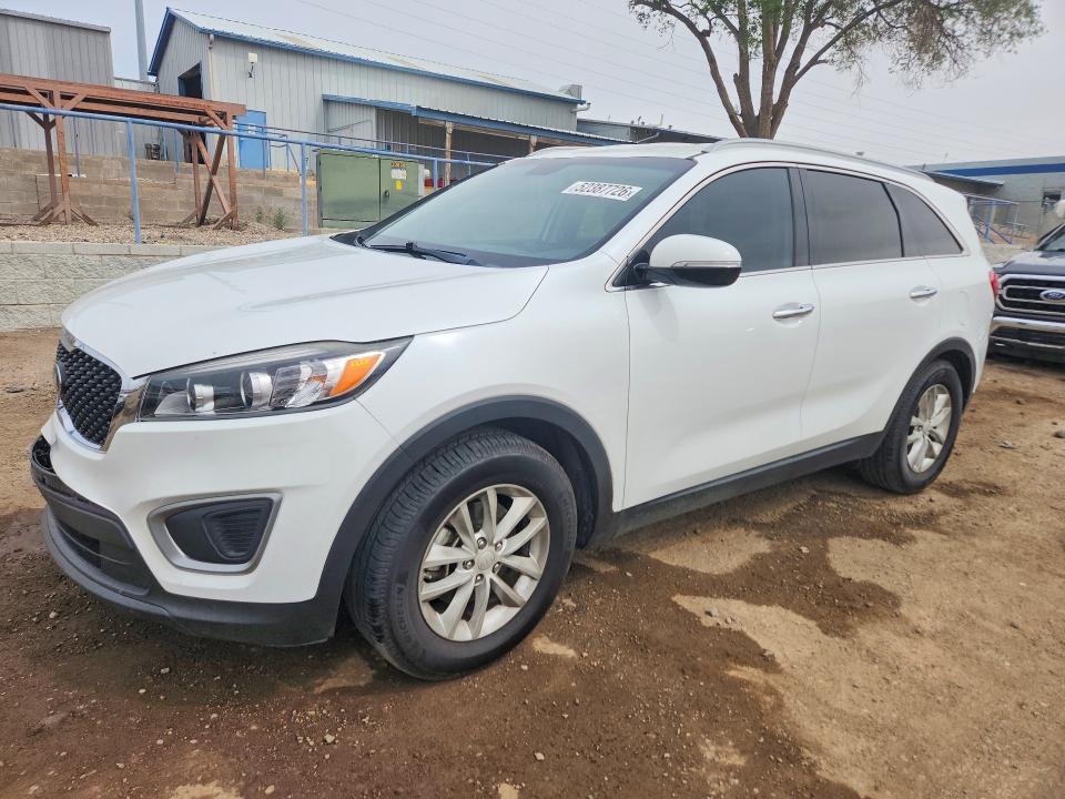 2016 Kia Sorento VIN 5XYPG4A31GG038853 COPART salvage auction — FRONT END, NM - CERT OF TITLE-SALVAGE, sold $3,400 on 2026-07-16 (photo 1)