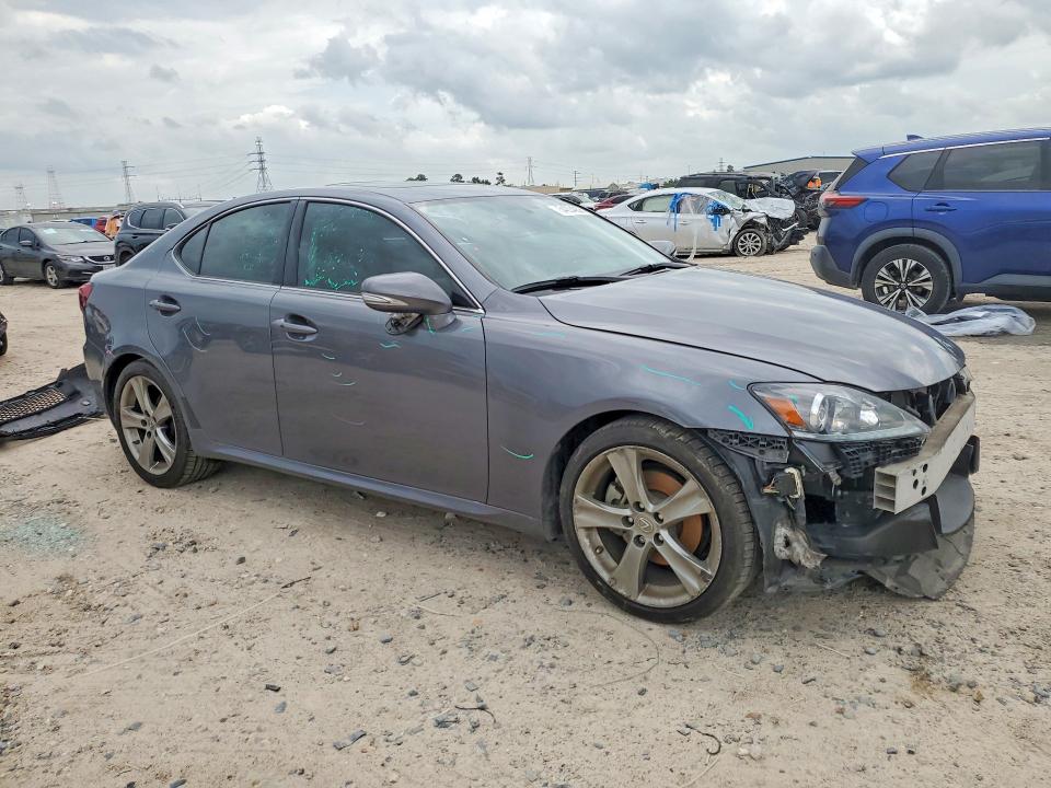 2013 Lexus Is VIN JTHBF5C27D5191554 COPART salvage auction — FRONT END, Tx - Salvage Vehicle Title, sold $3,450 on 2026-07-10 (photo 4)