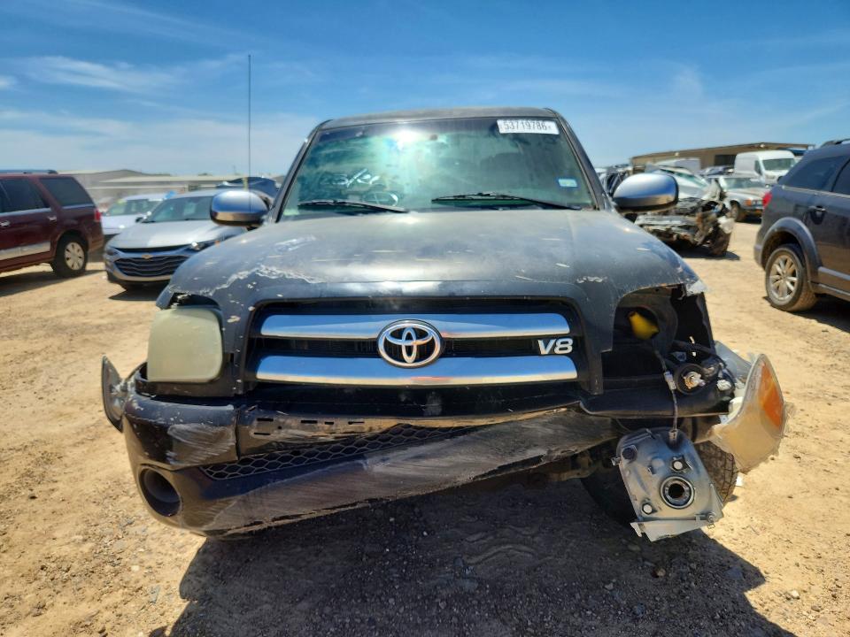 2005 Toyota Tundra VIN 5TBET34105S469135 COPART salvage auction — FRONT END, Tx - Salvage Vehicle Title, sold $25 on 2026-07-23 (photo 5)