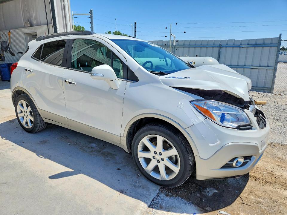 2015 Buick Encore VIN KL4CJGSBXFB226071 COPART salvage auction — FRONT END, NE - CERT OF TITLE-SALVAGE, sold $2,100 on 2026-07-07 (photo 4)