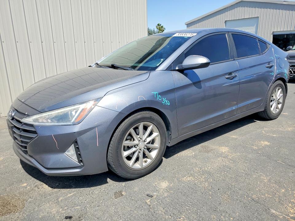 2019 Hyundai Elantra VIN KMHD74LF8KU818877 — COPART salvage auction photo