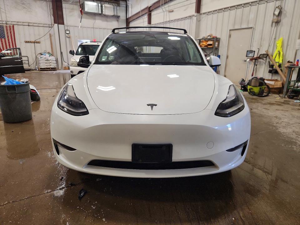 2023 Tesla VIN 7SAYGDEE9PF714007 COPART salvage auction — HAIL, Salvage Title, sold $12,000 on 2026-07-20 (photo 5)