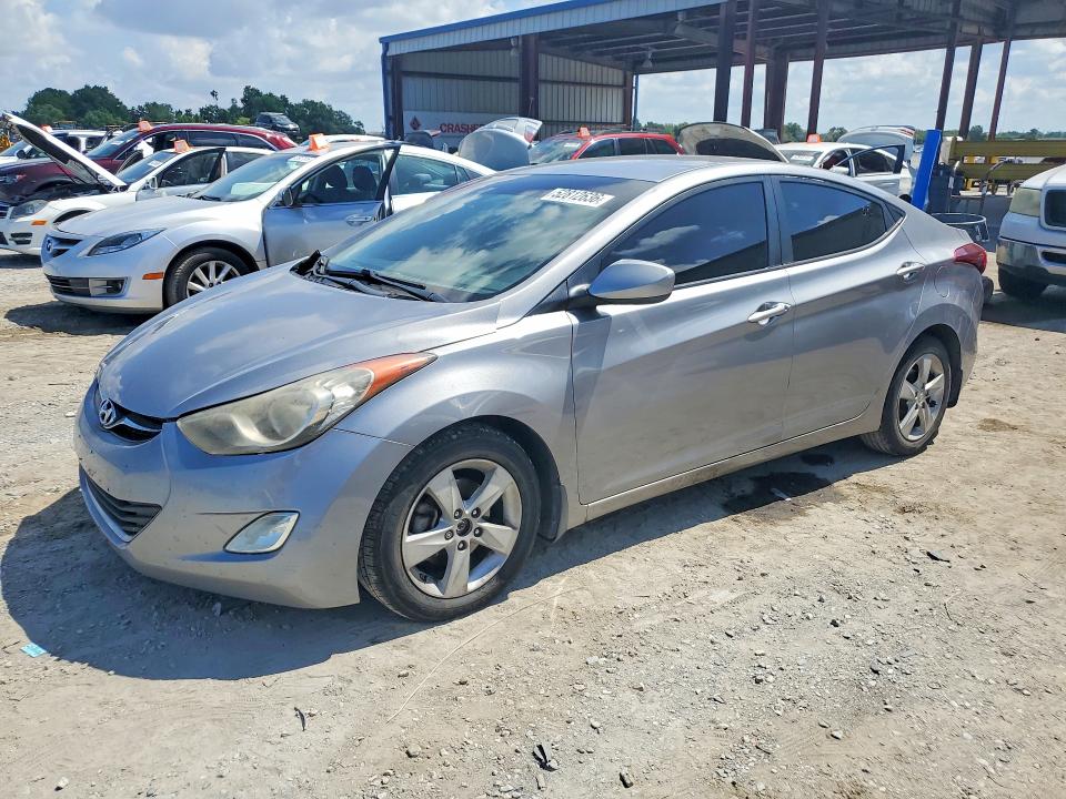2013 Hyundai VIN KMHDH4AE7DU915224 COPART salvage auction — FRONT END, Fl - Cert Of Title Slvg Rebuildable, sold $725 on 2026-07-14 (photo 1)