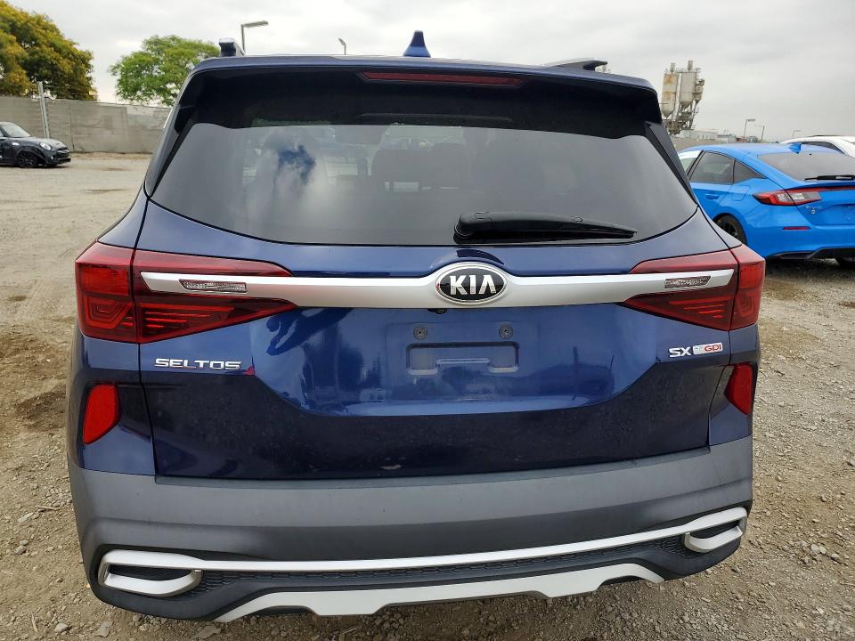 2021 Kia Seltos VIN KNDETCA2XM7162763 COPART salvage auction — SIDE, Ca - Salvage Certificate, sold $5,900 on 2026-07-10 (photo 6)