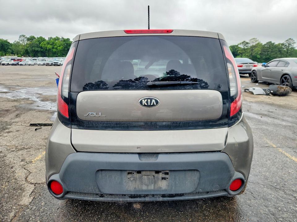 2016 Kia Soul VIN KNDJN2A22G7353617 COPART salvage auction — Burn Engine, AL - CERT OF TITLE-SALVAGE TITLE, sold $225 on 2026-07-27 (photo 6)