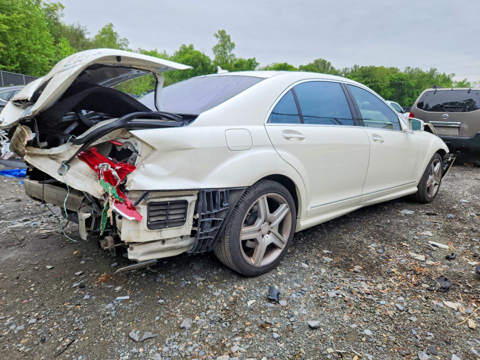 2010 Mercedes-benz S class VIN WDDNG8GB3AA316193 COPART salvage auction — FRONT END, MD - CERT OF SALVAGE > 75% DAMAGE (P), sold $950 on 2026-07-10 (photo 3)