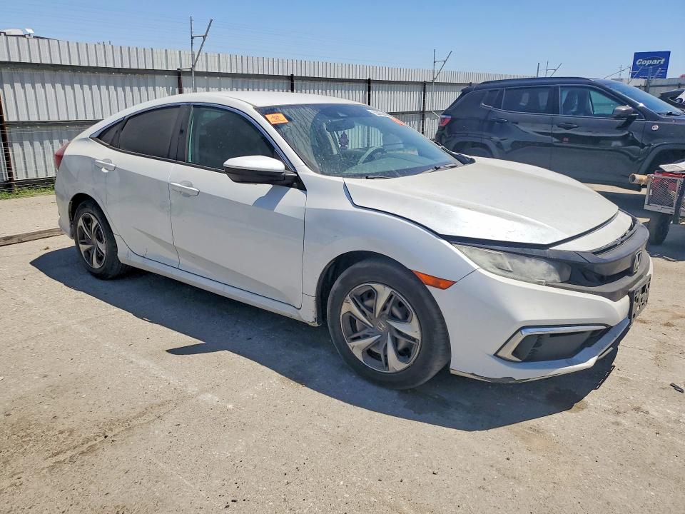 2020 Honda Civic VIN 19XFC2F60LE201112 COPART salvage auction — FRONT END, Ca - Salvage Certificate, sold $3,350 on 2026-07-10 (photo 4)