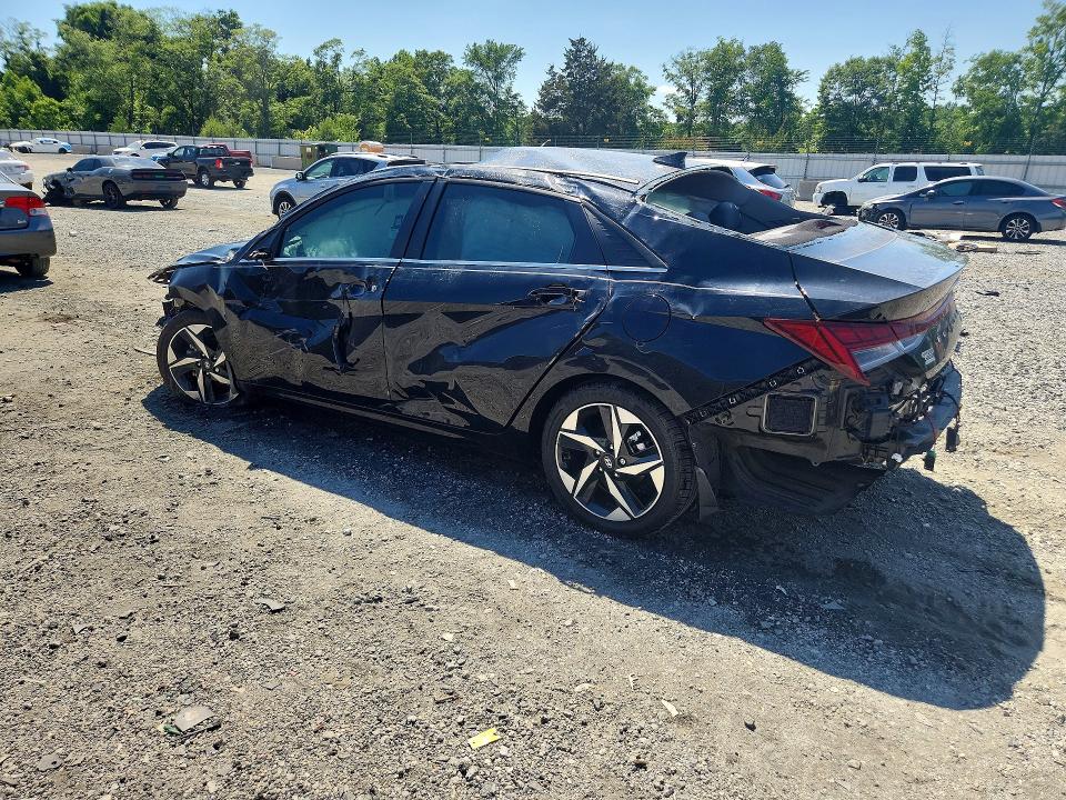 2022 Hyundai Elantra VIN KMHLP4AG7NU341533 COPART salvage auction — ROLLOVER, Sc - Non-Reb & Rem Salvage Title, sold $1,100 on 2026-07-15 (photo 2)