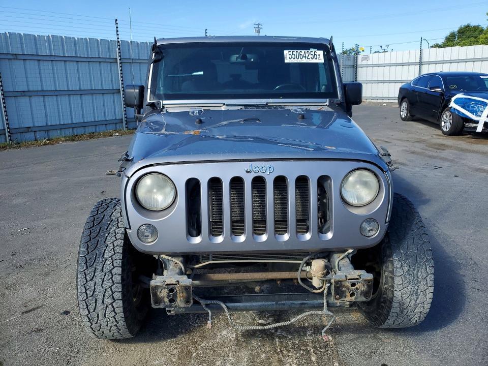 2014 Jeep Wrangler / VIN 1C4HJWDG2EL221311 COPART salvage auction — FRONT END, Ca - Salvage Certificate, sold $4,150 on 2026-07-02 (photo 5)