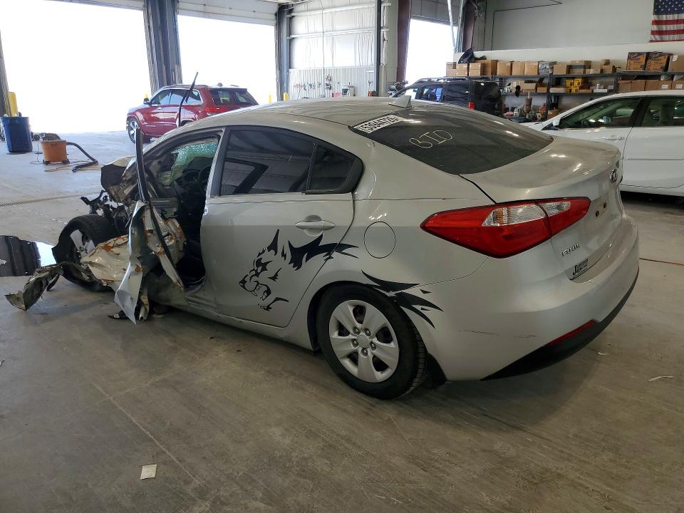 2016 Kia Forte VIN KNAFK4A6XG5574517 COPART salvage auction — FRONT END, Ne - Cert Of Title-Salvage, sold $500 on 2026-07-07 (photo 2)