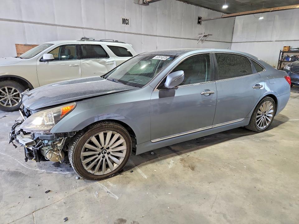 2016 Hyundai VIN KMHGH4JH6GU100993 COPART salvage auction — FRONT END, Mi - Certificate Of Title, sold $225 on 2026-07-03 (photo 1)