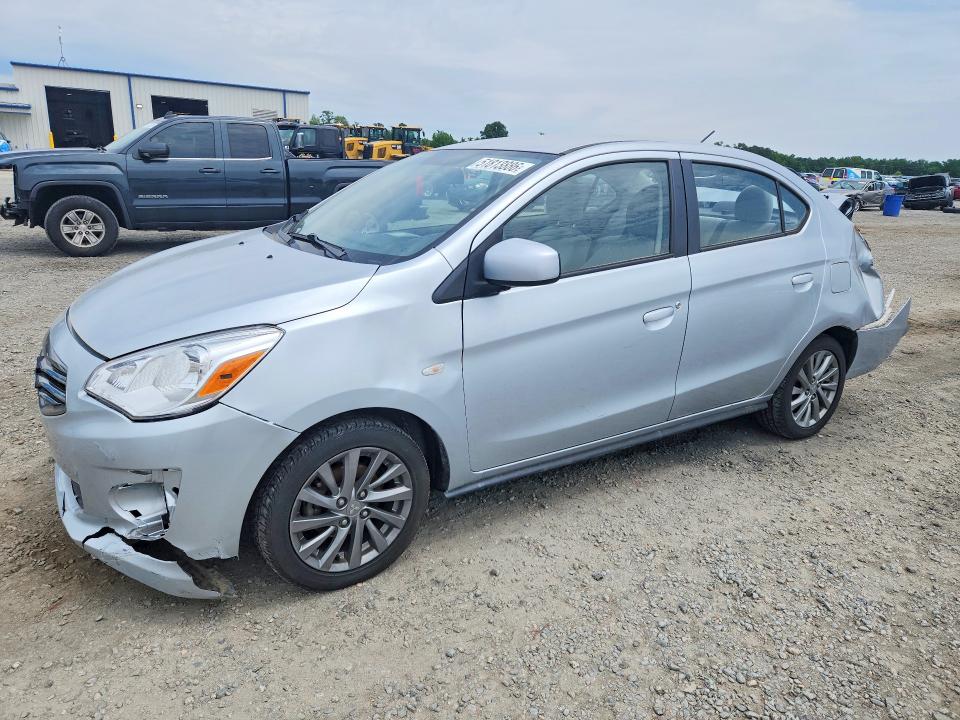 2018 Mitsubishi Mirage VIN ML32F3FJ1KHF18833 COPART salvage auction — REAR END, Nc - Salvage Certificate Of Title, sold $1,050 on 2026-09-04 (photo 1)