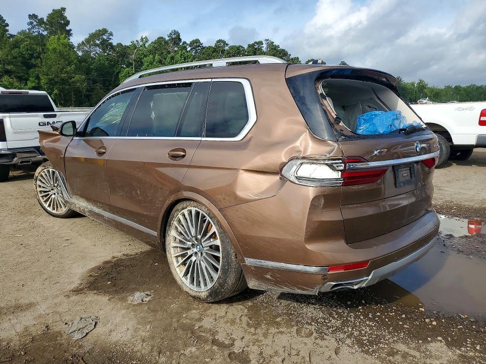 2020 BMW X7 VIN 5UXCW2C01L9B48520 COPART salvage auction — ROLLOVER, La - Permit To Sell, sold $8,000 on 2026-07-02 (photo 2)