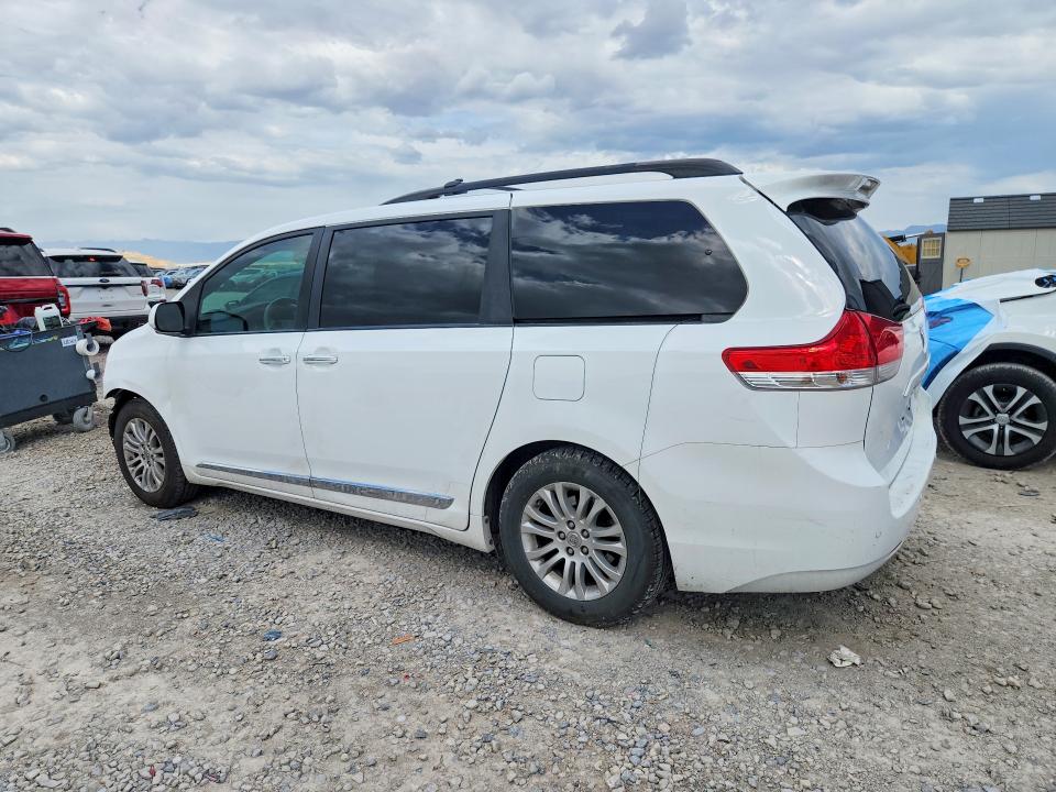 2013 Toyota Sienna VIN 5TDYK3DC7DS372201 COPART salvage auction — FRONT END, Ut - Salvage Certificate, sold $150 on 2026-07-21 (photo 2)