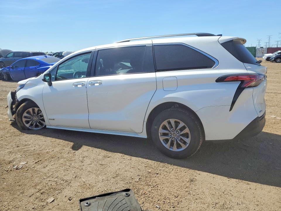 2021 Toyota VIN 5TDYSKFC6MS033629 COPART salvage auction — FRONT END, Il - Salvage Certificate, sold $8,700 on 2026-07-21 (photo 2)