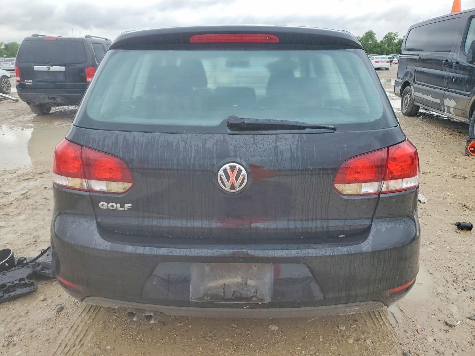 2012 Volkswagen Golf VIN WVWAB7AJ6CW247989 COPART salvage auction — MECHANICAL, Tx - Certificate Of Title, sold $900 on 2026-07-31 (photo 6)