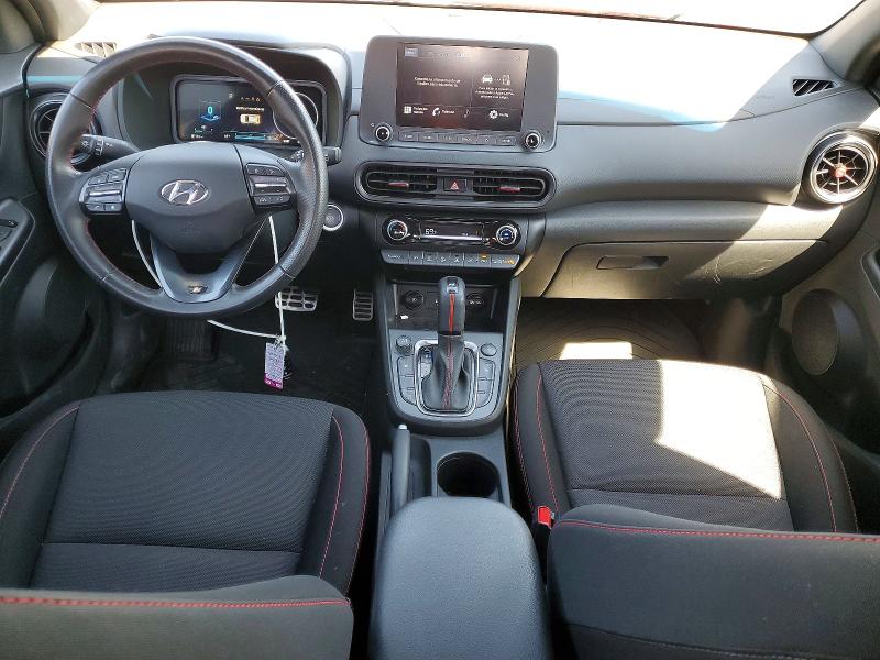 2022 Hyundai Kona VIN KM8K3CA33NU925524 COPART salvage auction — REAR END, CO - PUBLIC - SALVAGE TITLE, sold $6,400 on 2026-07-07 (photo 8)
