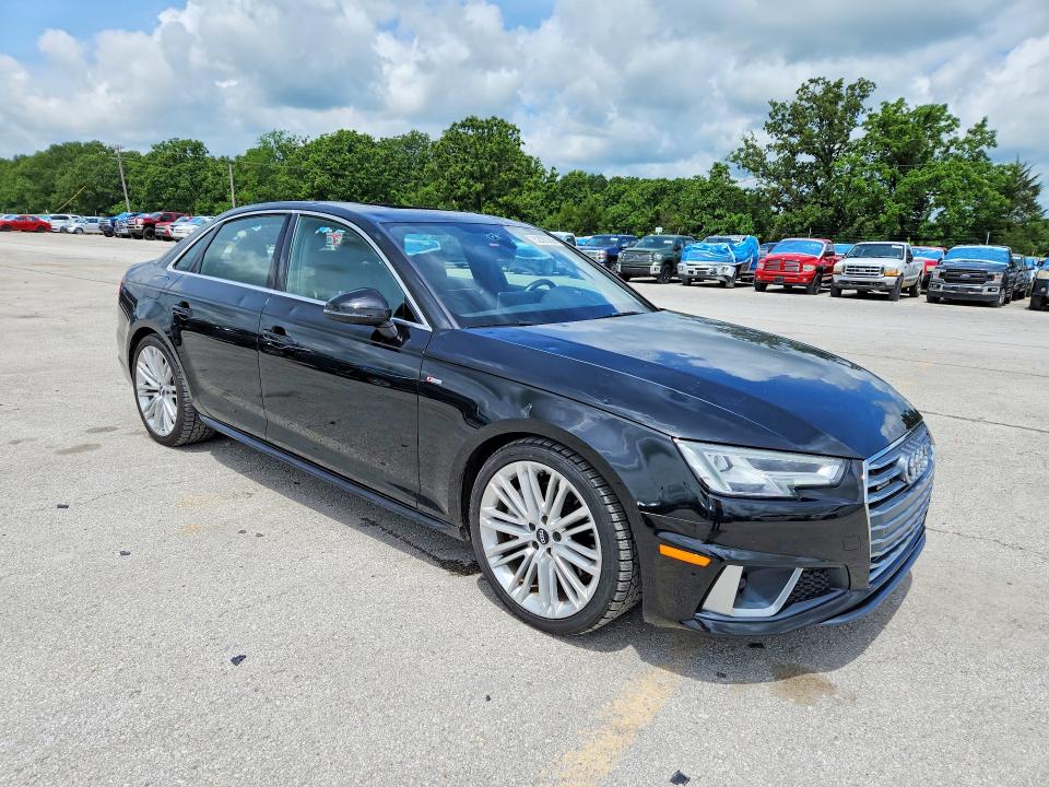 2019 Audi A4 VIN WAUENAF47KA009750 COPART salvage auction — HAIL, Mo - Salvage Certificate Of Title, sold $8,800 on 2026-07-08 (photo 4)