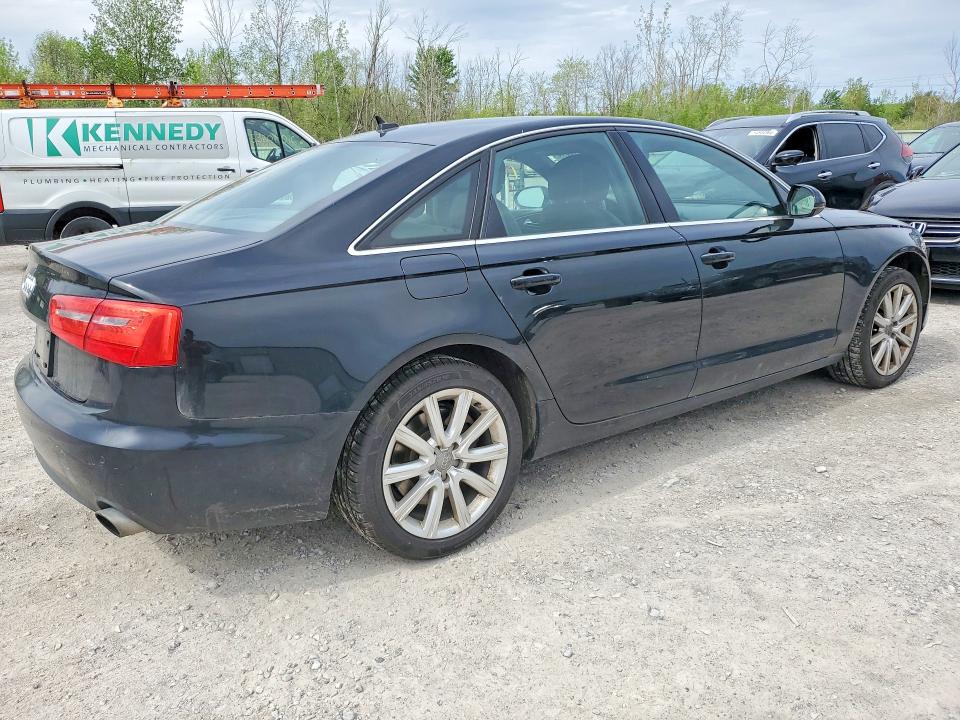 2014 Audi A6 VIN WAUGFAFC0EN066172 COPART salvage auction — FRONT END, NY - MV-907A SALVAGE CERTIFICATE, sold $2,050 on 2026-07-06 (photo 3)