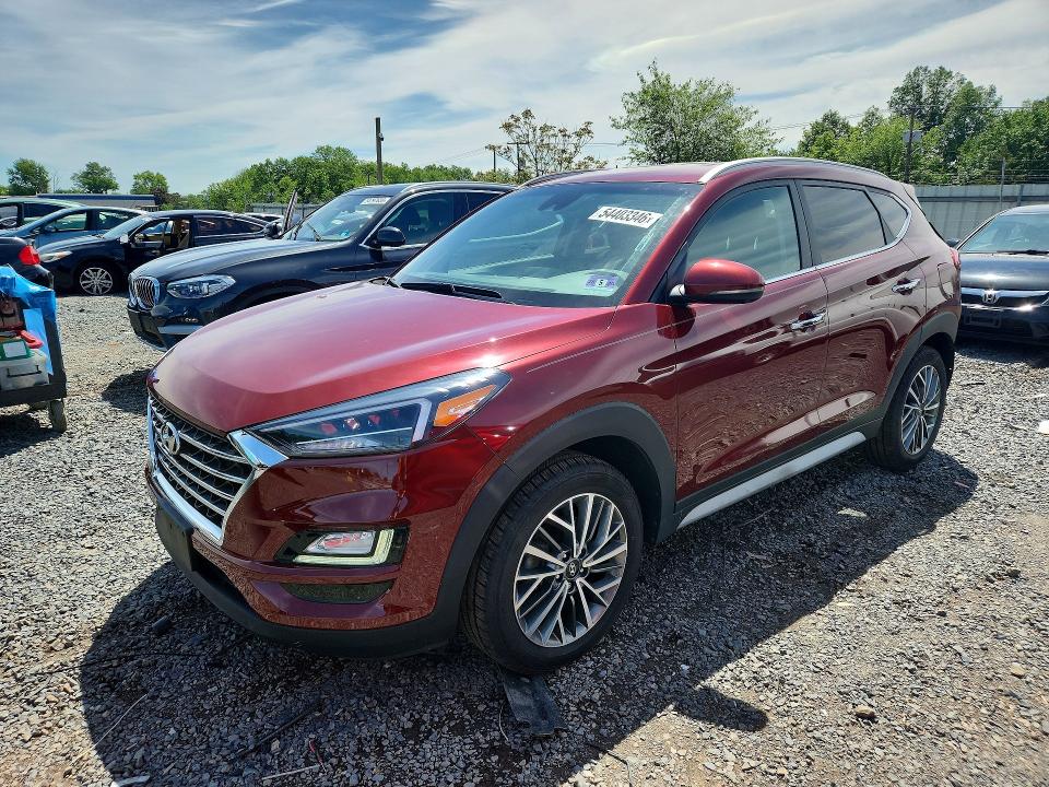 2019 Hyundai Tucson VIN KM8J3CAL1KU978309 COPART salvage auction — REAR END, Nj - Cert Of Title-Salvage, sold $4,850 on 2026-07-07 (photo 1)