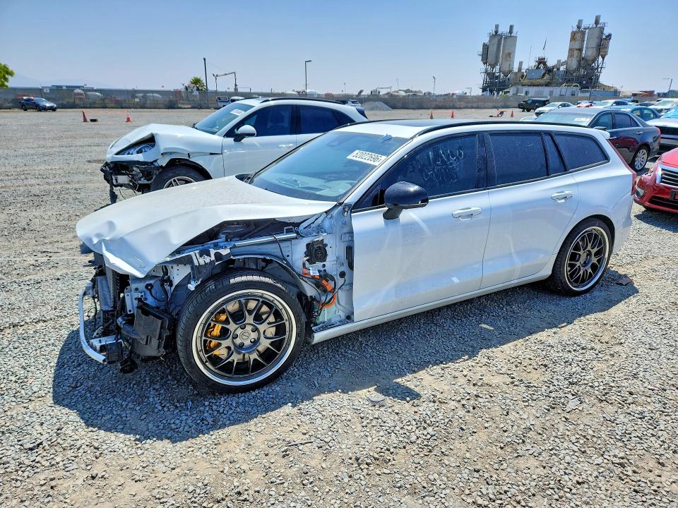 2025 Volvo V60 VIN YV1H60EP6S1642057 COPART salvage auction — FRONT END, Ca - Salvage Certificate, sold $20,600 on 2026-07-10 (photo 1)