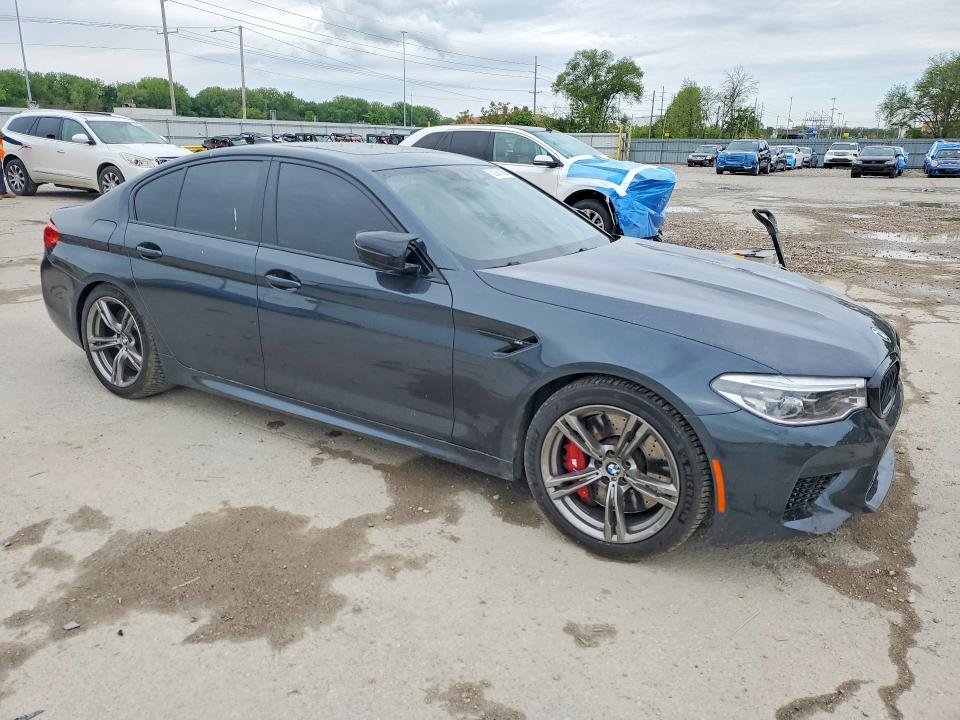 2019 BMW M5 VIN WBSJF0C55KB448566 COPART salvage auction — SIDE, Ia - Cert Of Title-Salvage Title, sold $17,500 on 2026-07-31 (photo 4)