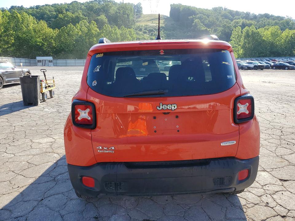 2017 Jeep Renegade VIN ZACCJBBB7HPE49606 COPART salvage auction — FRONT END, Wv - Salvage Certificate, sold $275 on 2026-07-30 (photo 6)